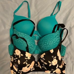 3 vs pink push-up bras